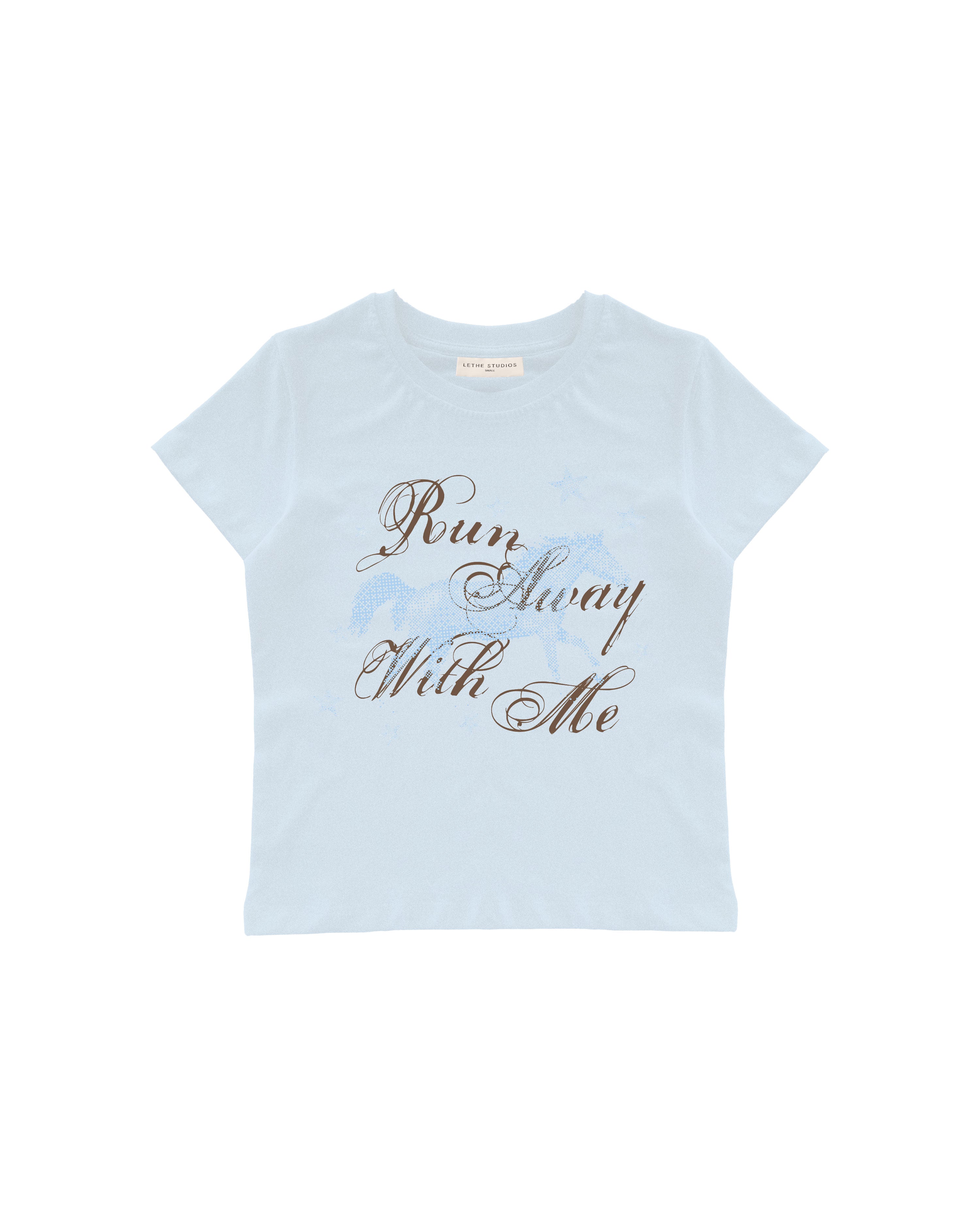 RUN AWAY BABY TEE