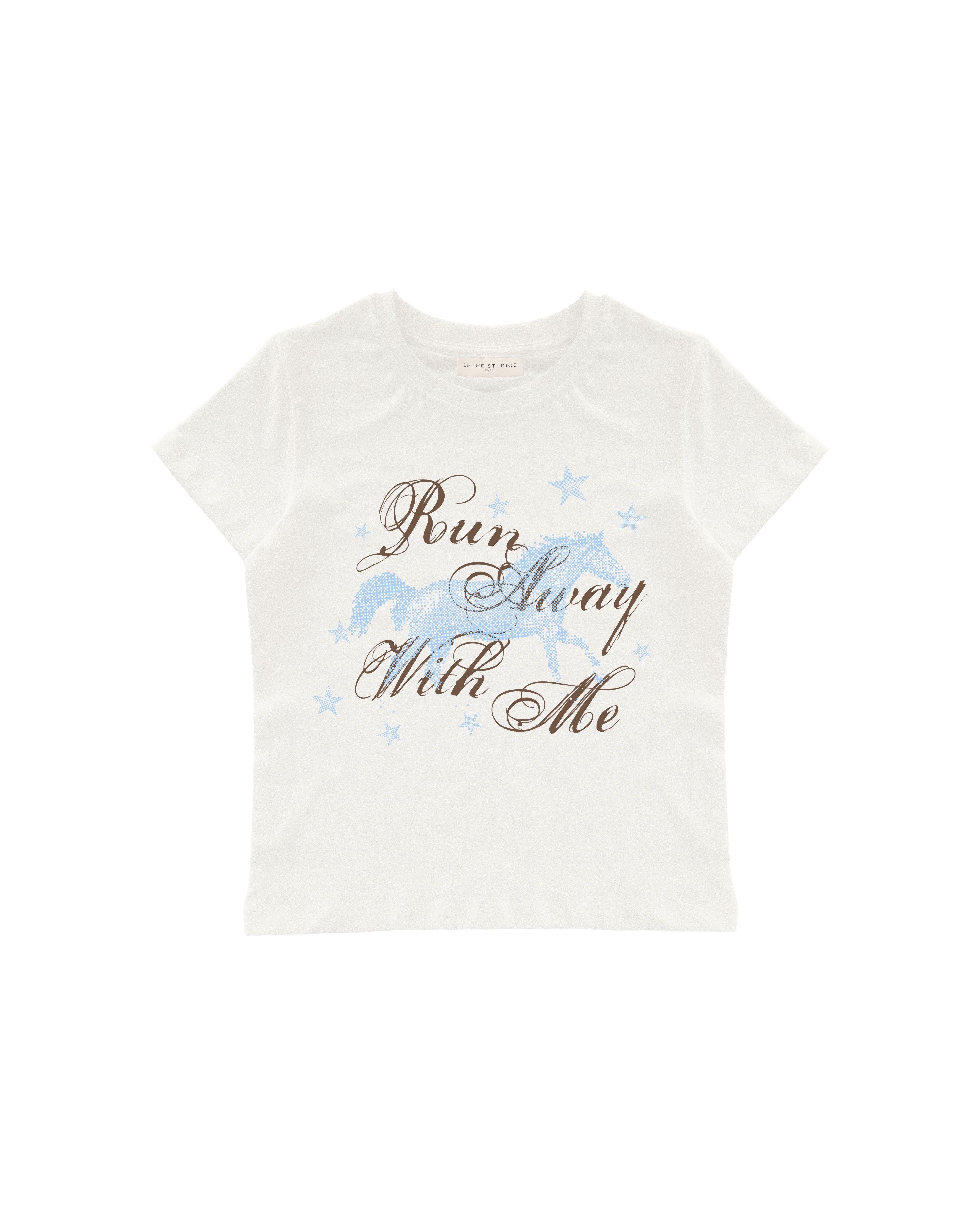 RUN AWAY BABY TEE