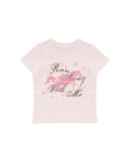 RUN AWAY BABY TEE 005 - PEMBE, MEDIUM