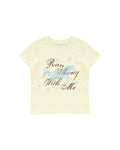 RUN AWAY BABY TEE - Sarı - Baby Tee - Lethe Studios