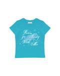 RUN AWAY BABY TEE - Turkuaz - Baby Tee - Lethe Studios