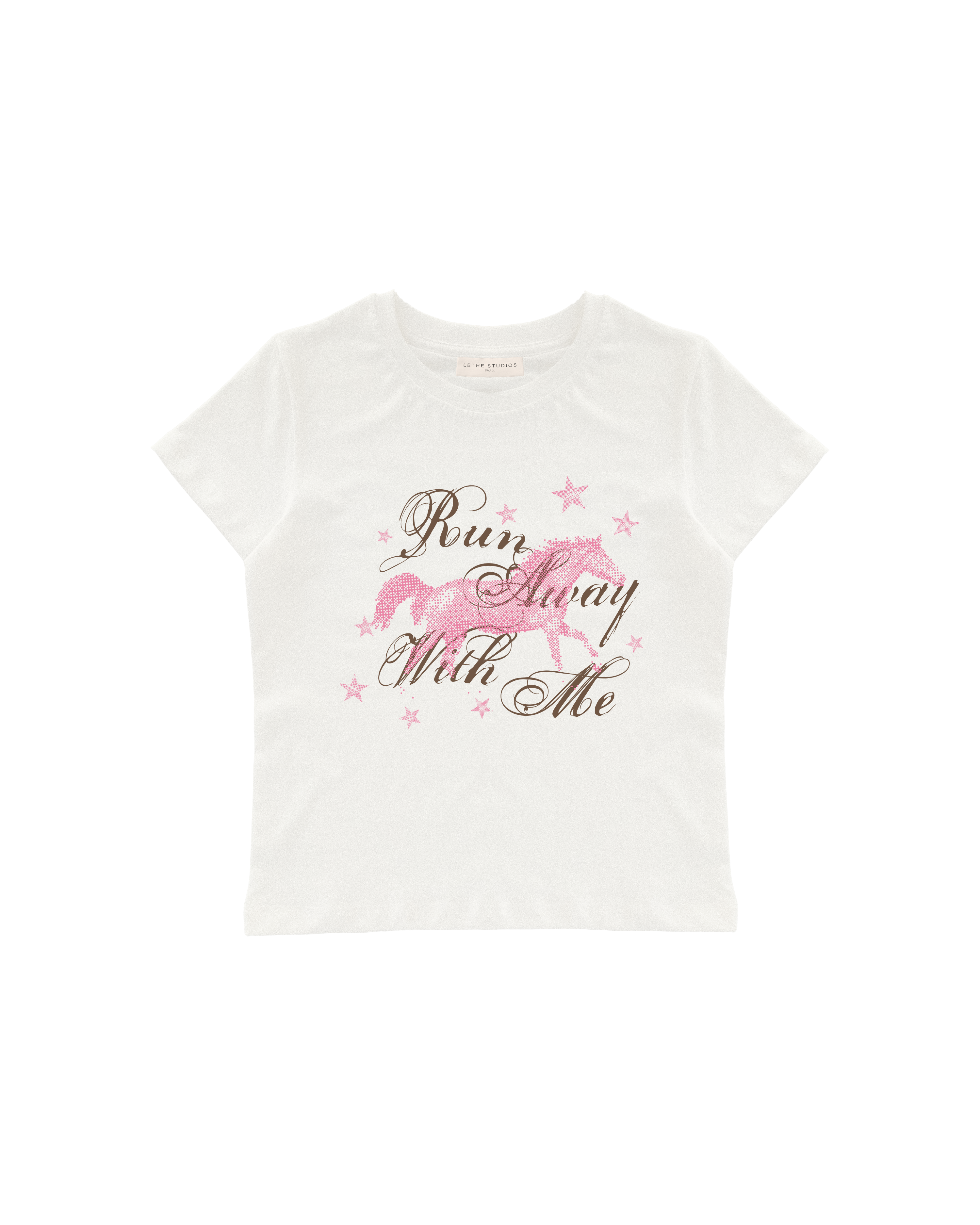 RUN AWAY BABY TEE - ARŞİV SATIŞI