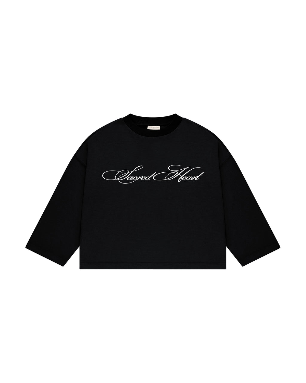 Sacred Heart Uzun Kollu T-Shirt - Siyah - Uzun Kollu T-Shirt - Lethe Studios