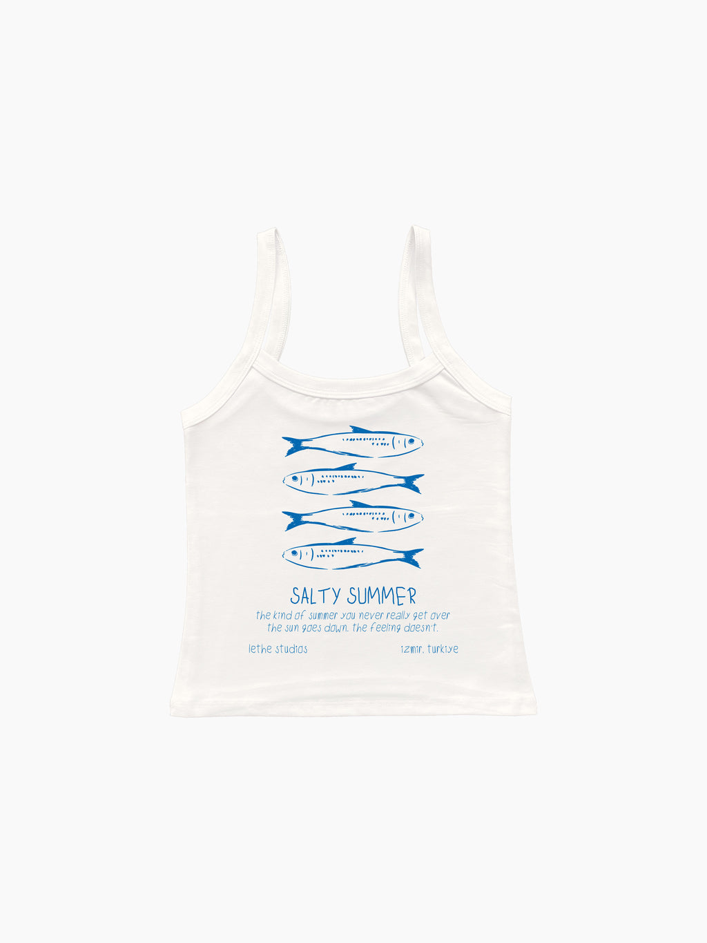 Salty Summer Askılı Bluz - Ekru - Askılı Bluz - Lethe Studios