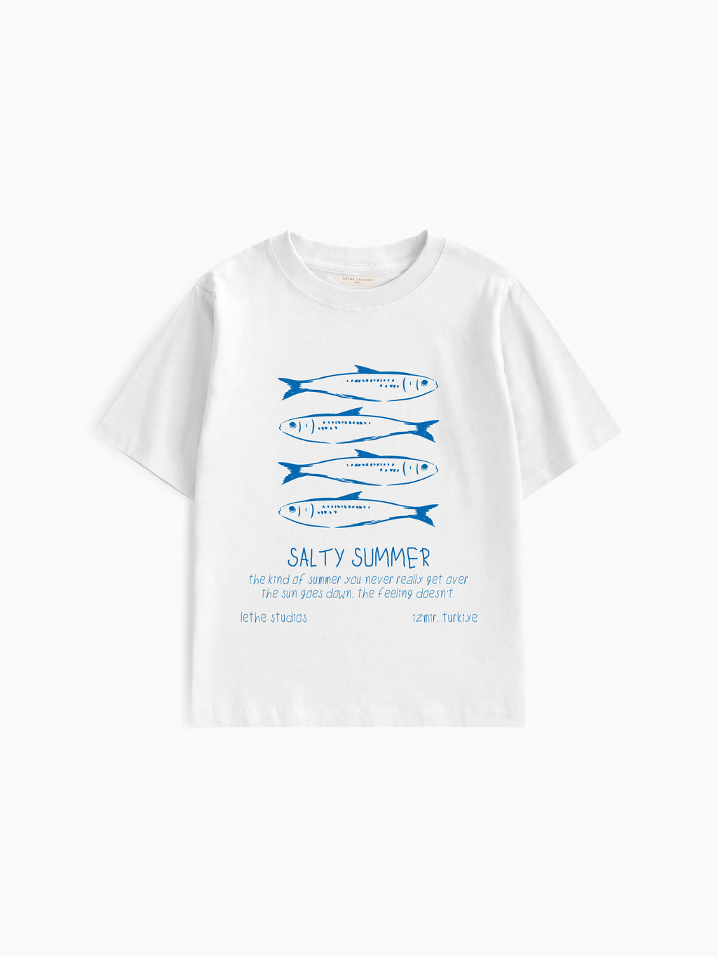 Salty Summer Baby Tee - Ekru - Baby Tee - Lethe Studios