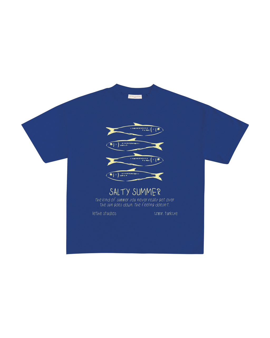 SALTY SUMMER T-SHIRT - Saks Mavisi - Boxy Fit - Lethe Studios
