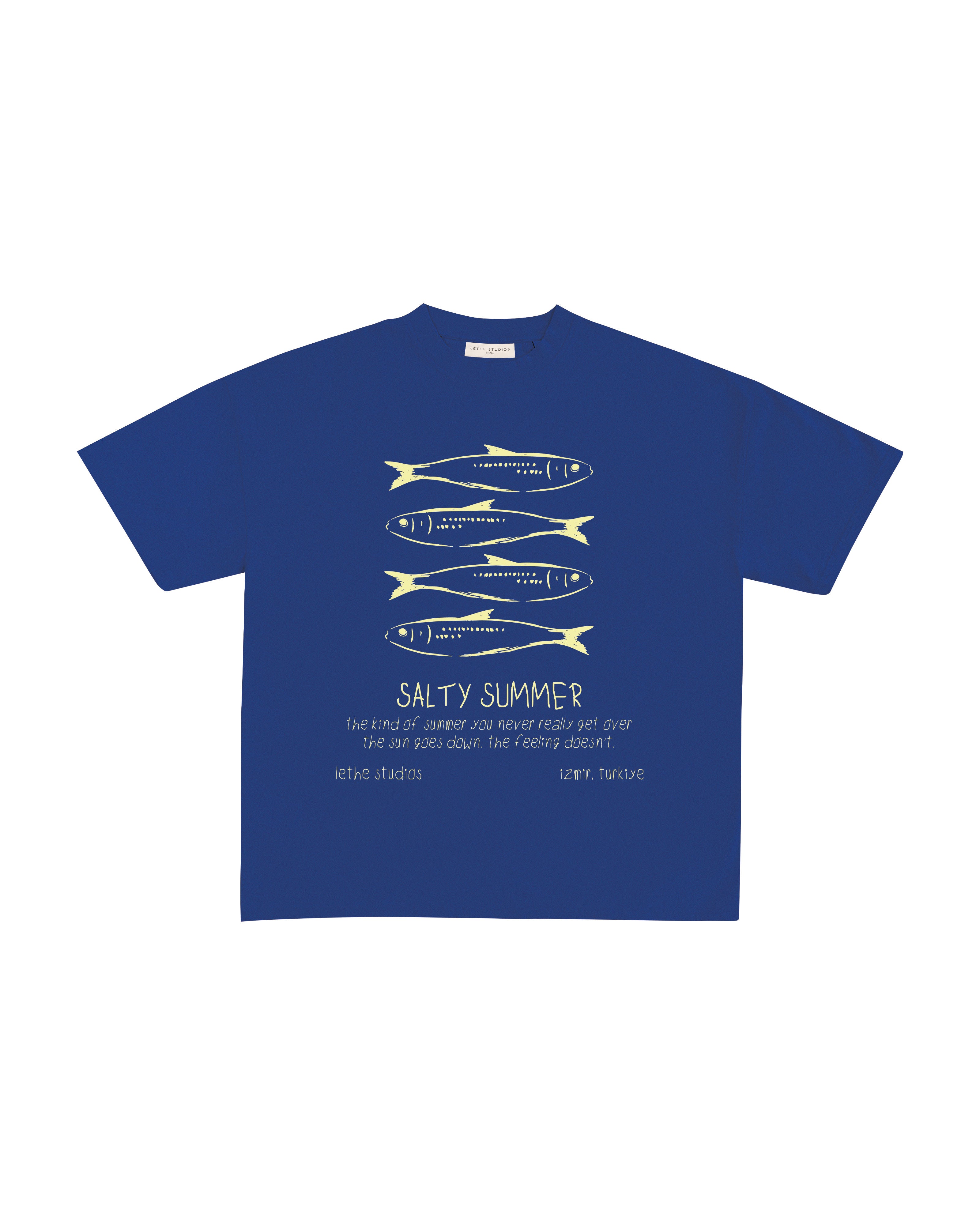 SALTY SUMMER T-SHIRT - Saks Mavisi - Boxy Fit - Lethe Studios