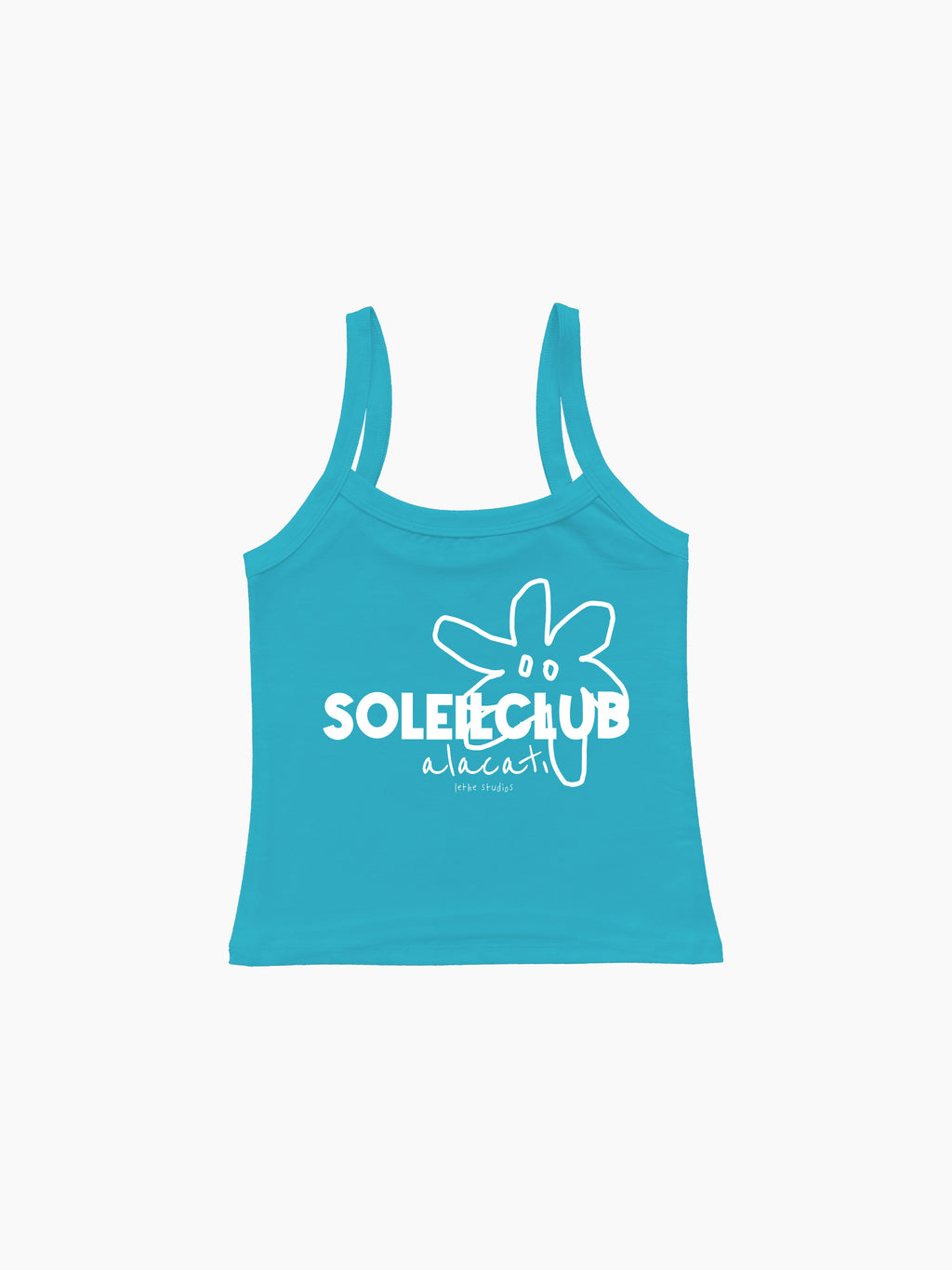 Soleil Club - Alaçatı Askılı Bluz - Turkuaz - Askılı Bluz - Lethe Studios