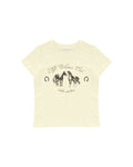 SOFT WESTERN CLUB BABY TEE - ARŞİV SATIŞI (SARI - MEDIUM)