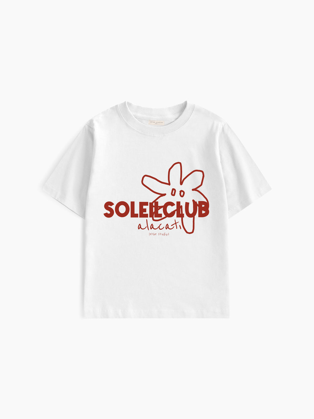 Soleil Club - Alaçatı Baby Tee - Ekru - Baby Tee - Lethe Studios