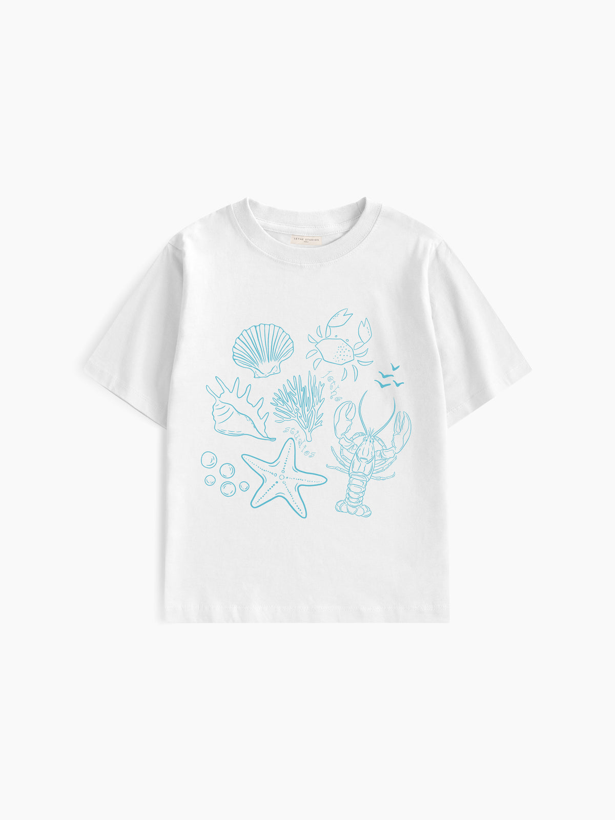 Soleil Club Baby Tee - Ekru - Baby Tee - Lethe Studios