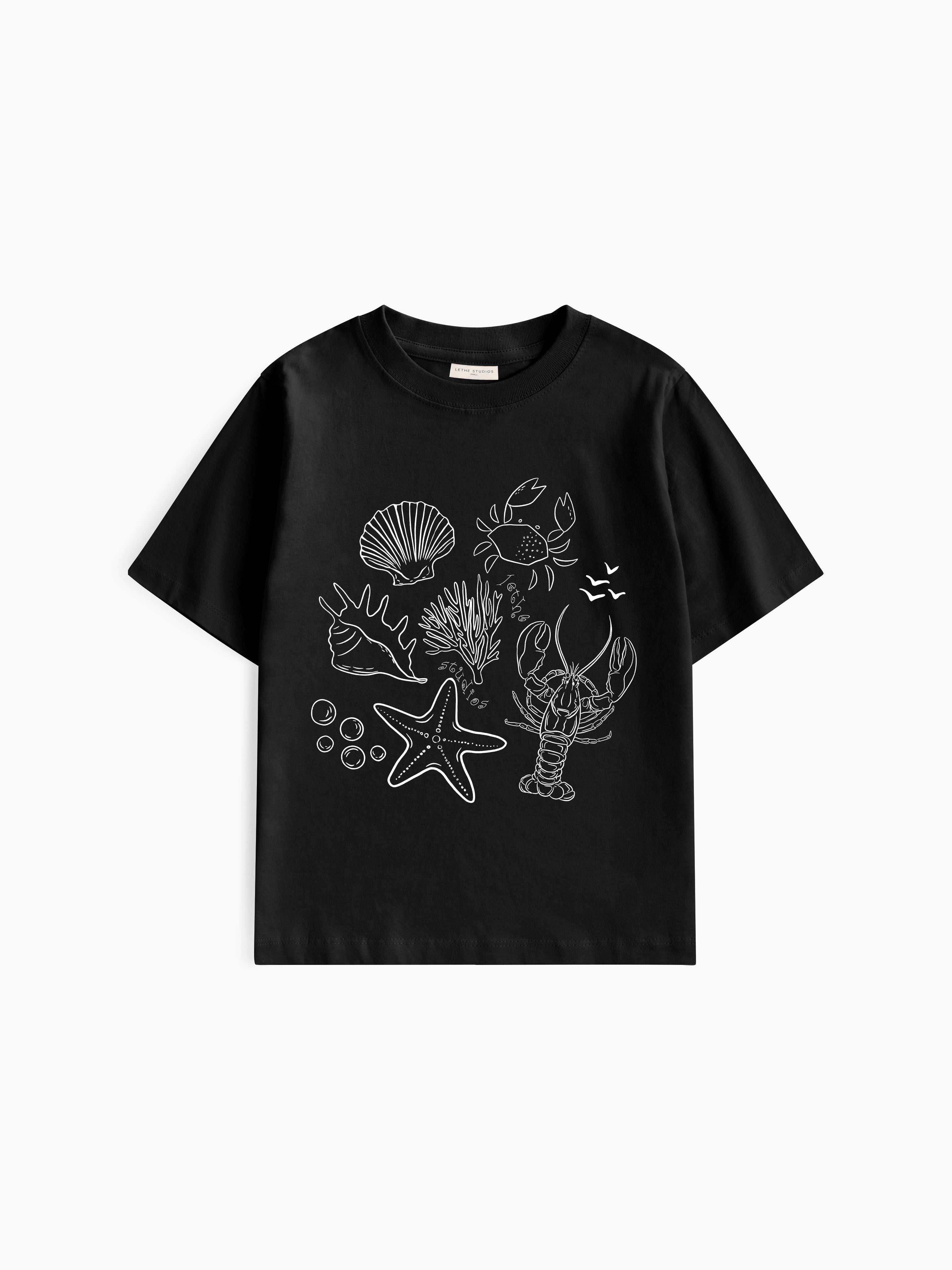 Soleil Club Baby Tee - Siyah - Baby Tee - Lethe Studios