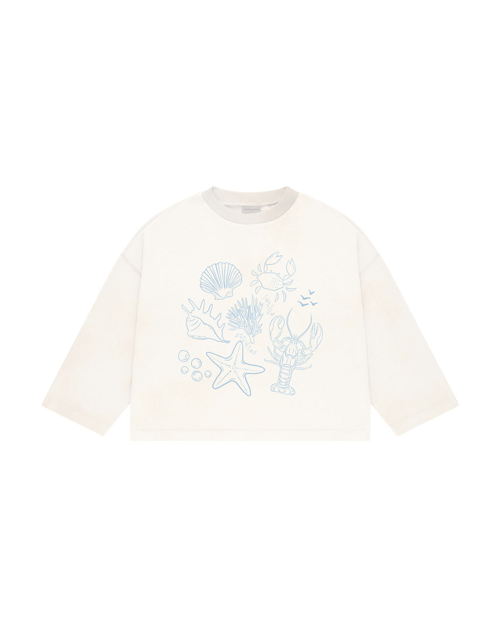Soleil Club Uzun Kollu T-Shirt - Ekru - Uzun Kollu T-Shirt - Lethe Studios