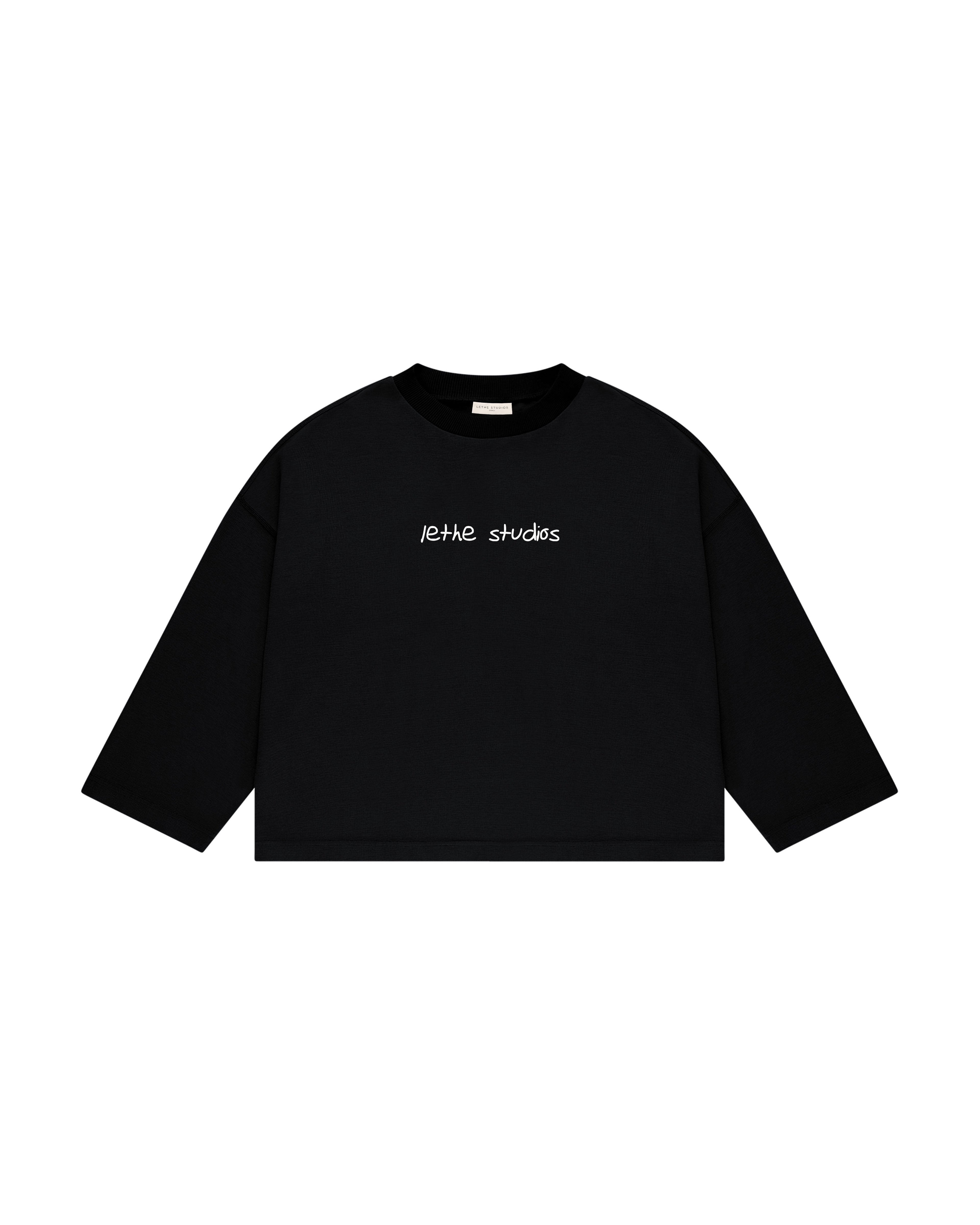 Soleil Interieur Uzun Kollu T-Shirt - Siyah - Uzun Kollu T-Shirt - Lethe Studios