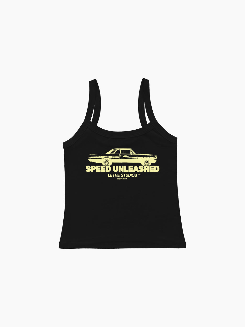 Speed Unleashed Askılı Bluz - Siyah - Askılı Bluz - Lethe Studios