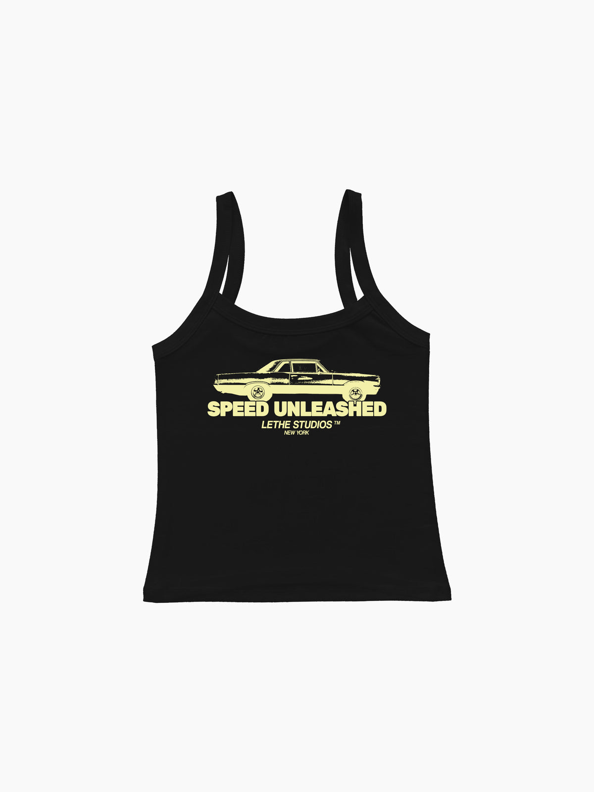 Speed Unleashed Askılı Bluz - Siyah - Askılı Bluz - Lethe Studios