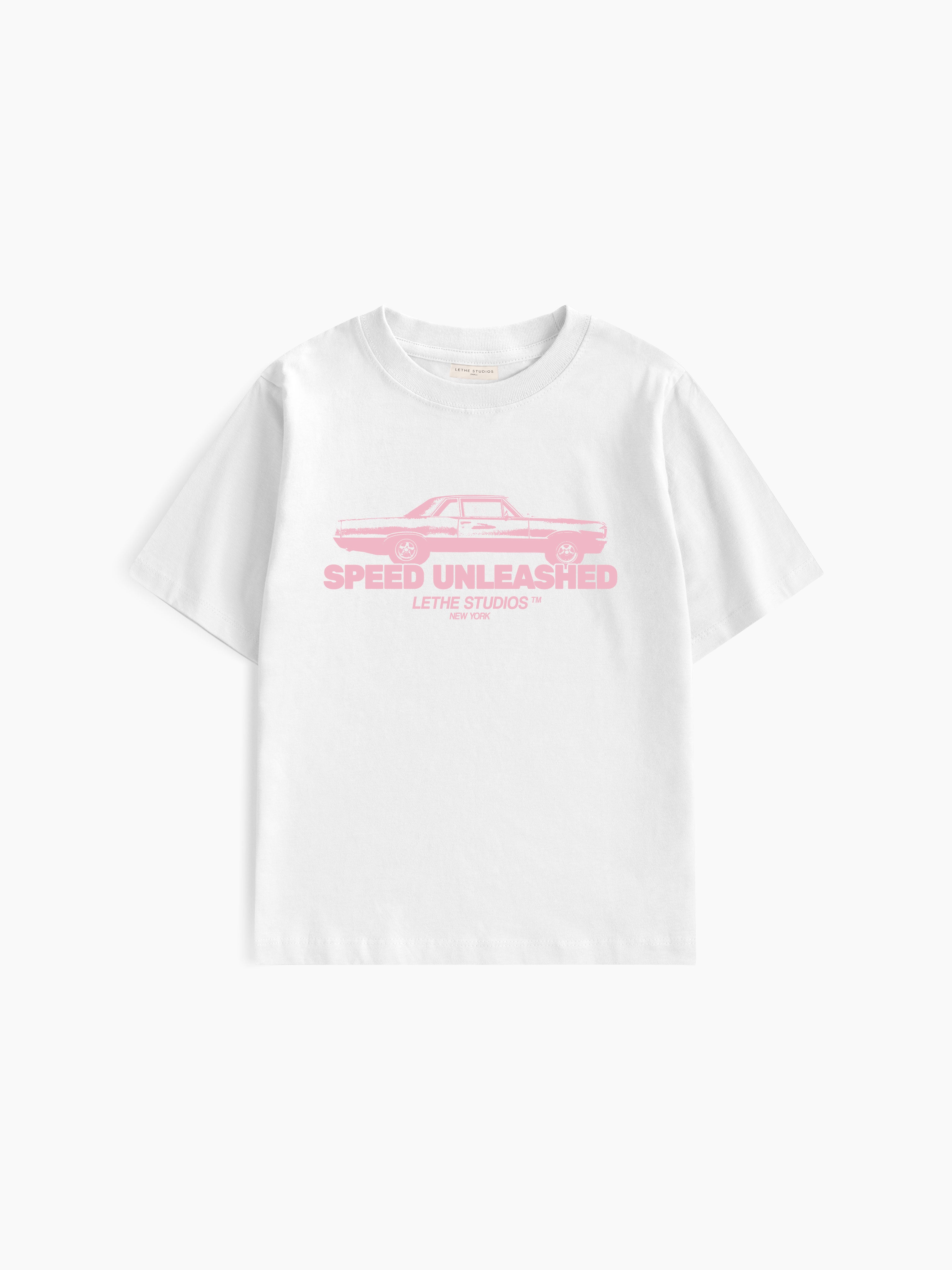 Speed Unleashed Baby Tee - Ekru - Baby Tee - Lethe Studios