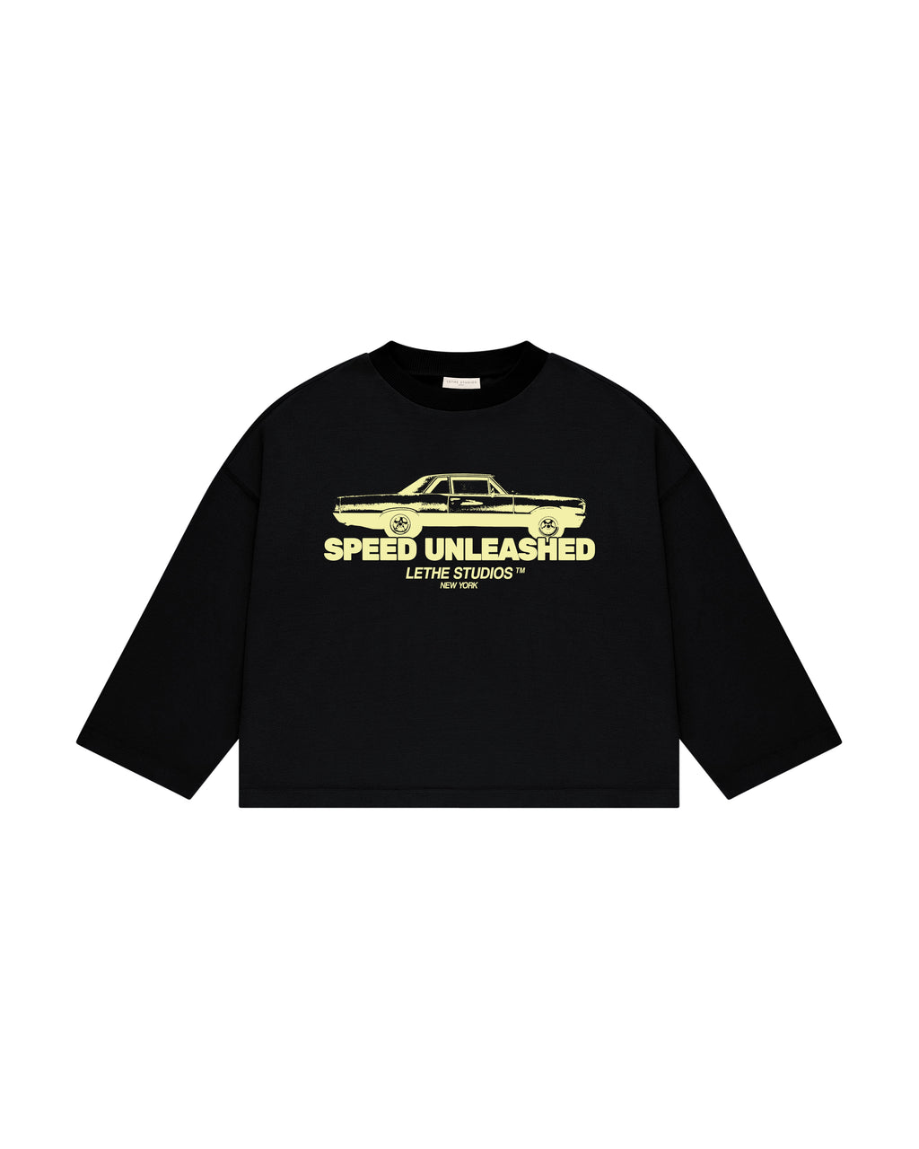 Speed Unleashed Uzun Kollu T-Shirt - Siyah - Uzun Kollu T-Shirt - Lethe Studios