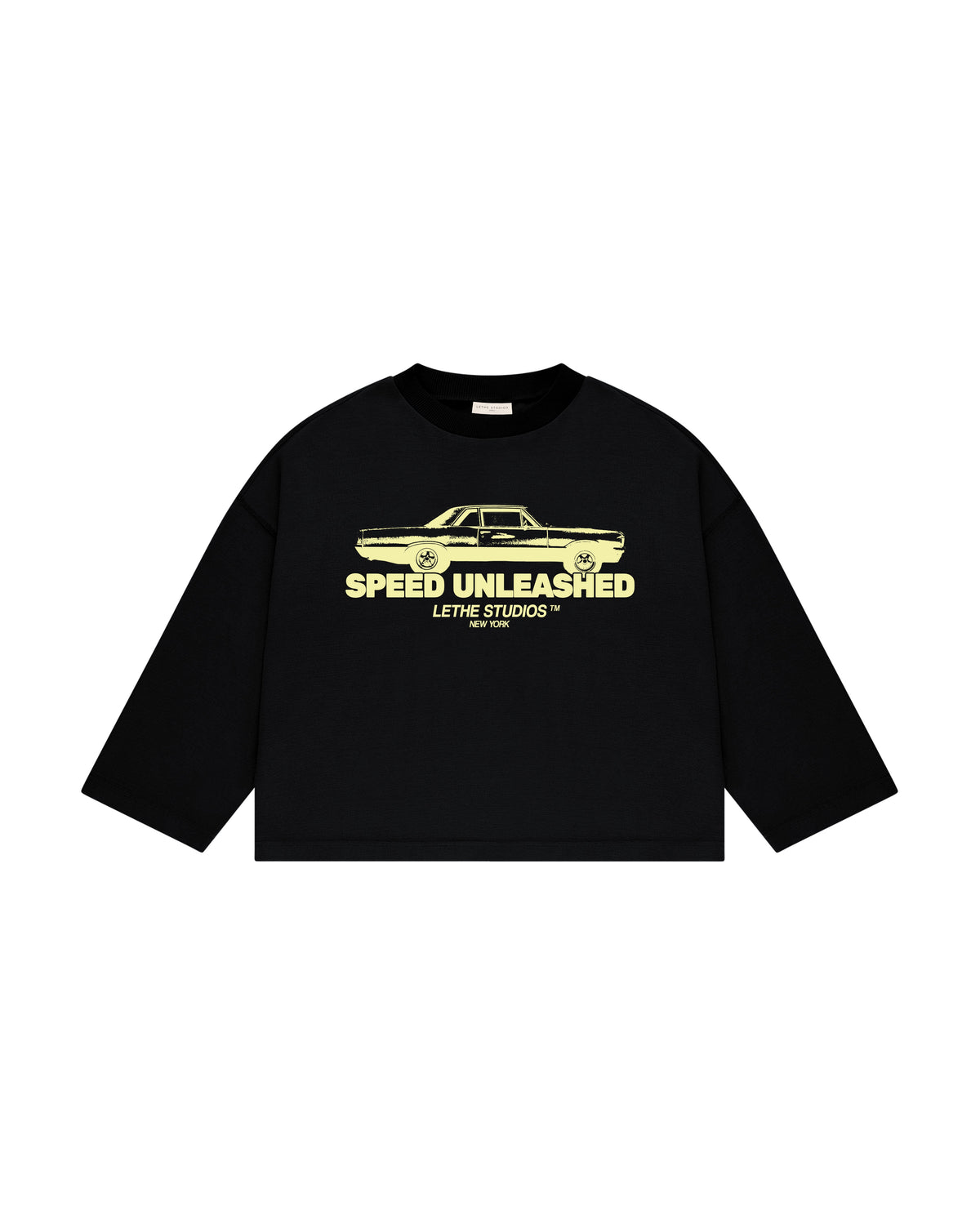 Speed Unleashed Uzun Kollu T-Shirt - Siyah - Uzun Kollu T-Shirt - Lethe Studios