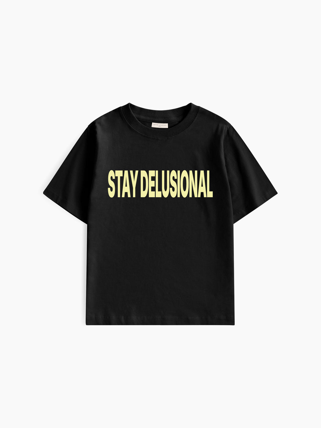 Stay Delusional Baby Tee - Siyah - Baby Tee - Lethe Studios