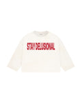 STAY DELUSIONAL UZUN KOLLU T-SHIRT