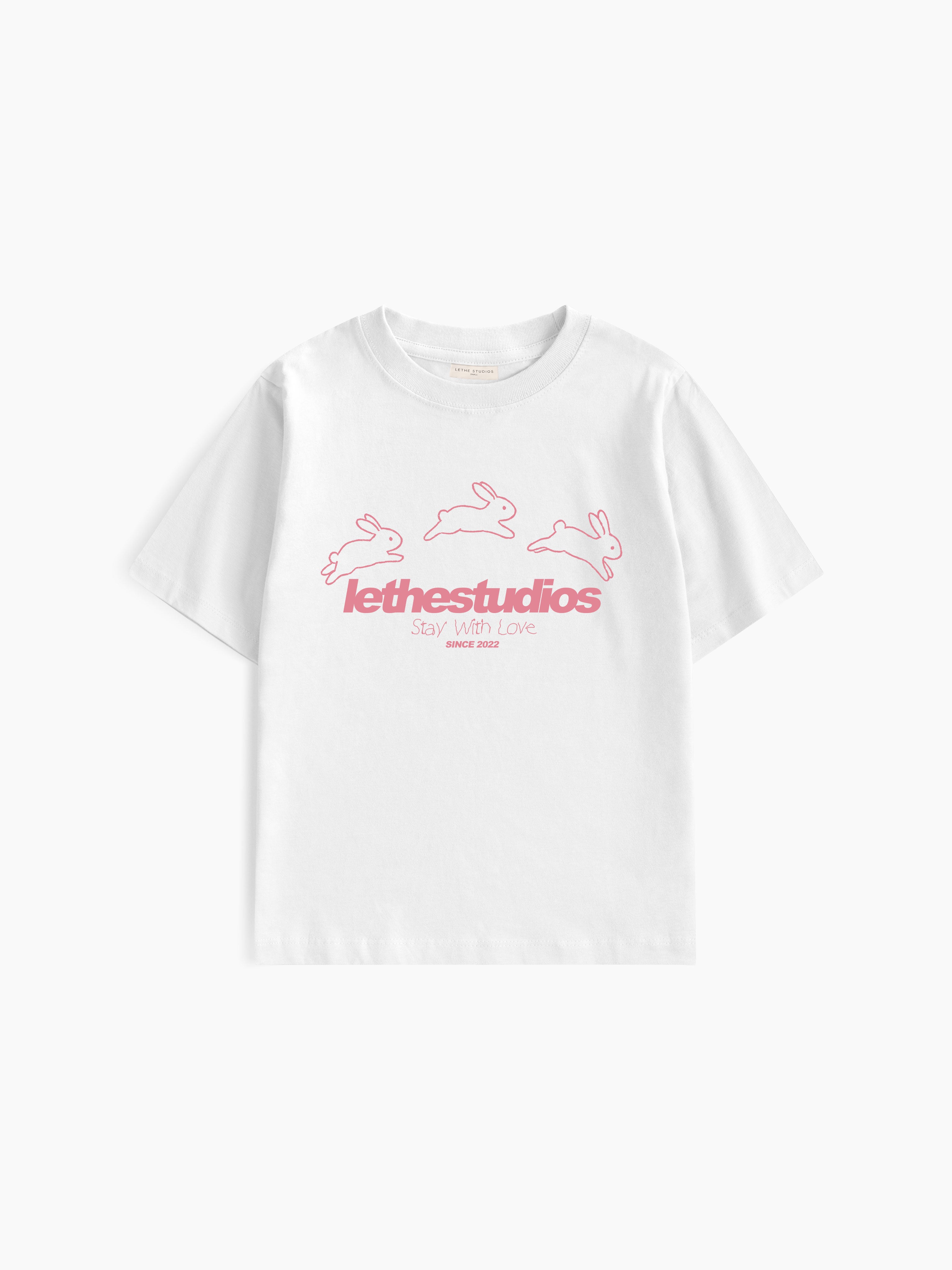 Stay With Love Baby Tee - Ekru - Baby Tee - Lethe Studios