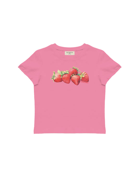 STRAWBERRIES BABY TEE