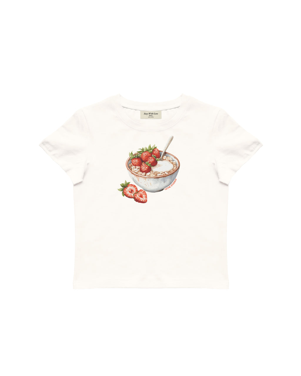 STRAWBERRY OATS BABY TEE