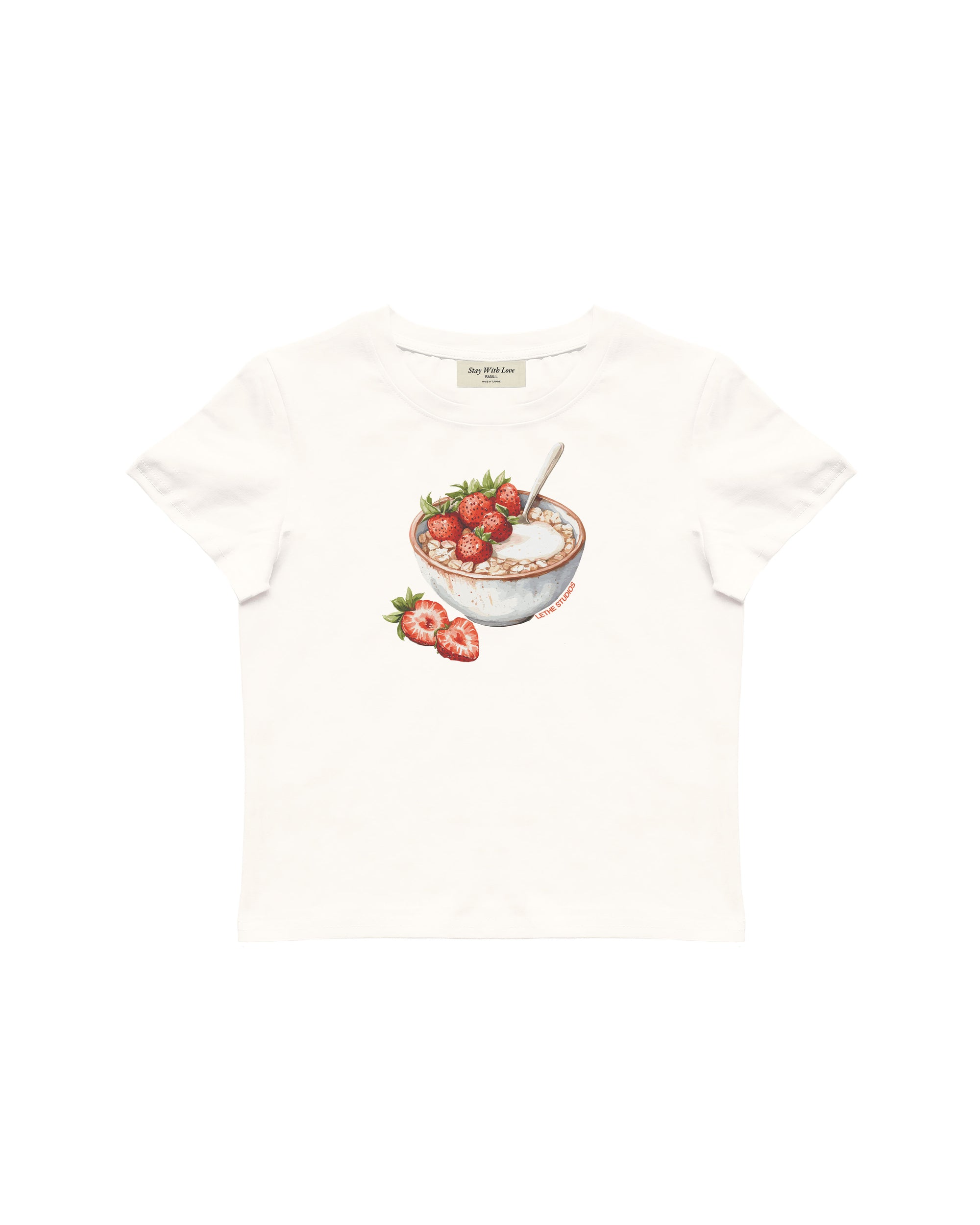 STRAWBERRY OATS BABY TEE