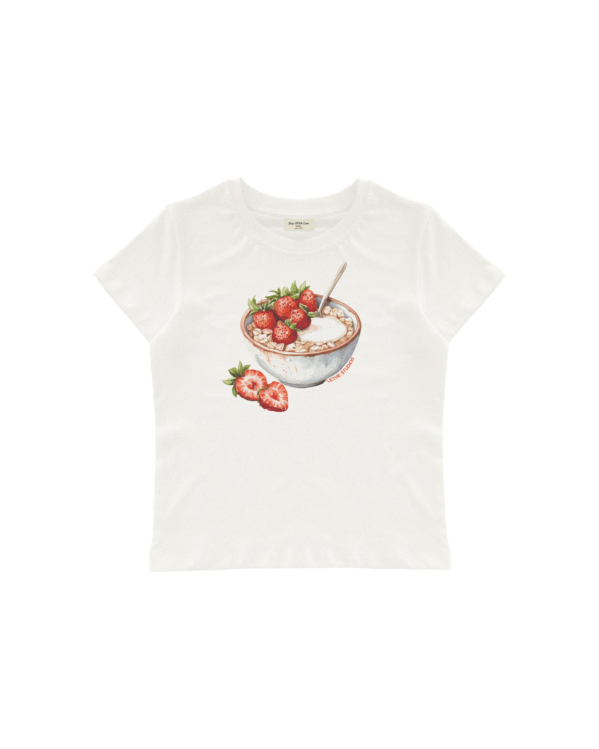 STRAWBERRY OATS BABY TEE