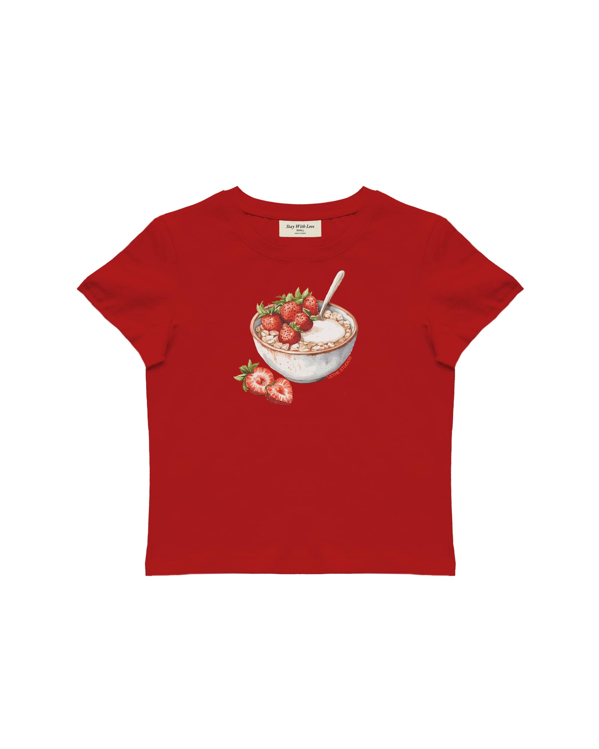 STRAWBERRY OATS BABY TEE