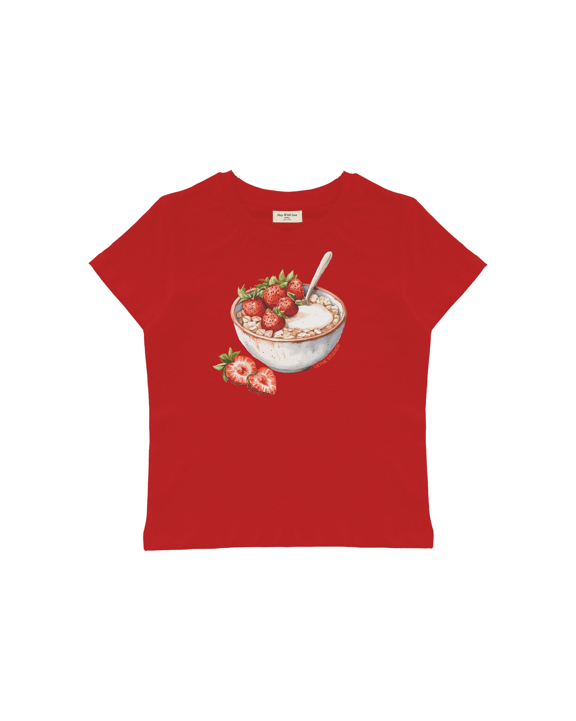 STRAWBERRY OATS BABY TEE