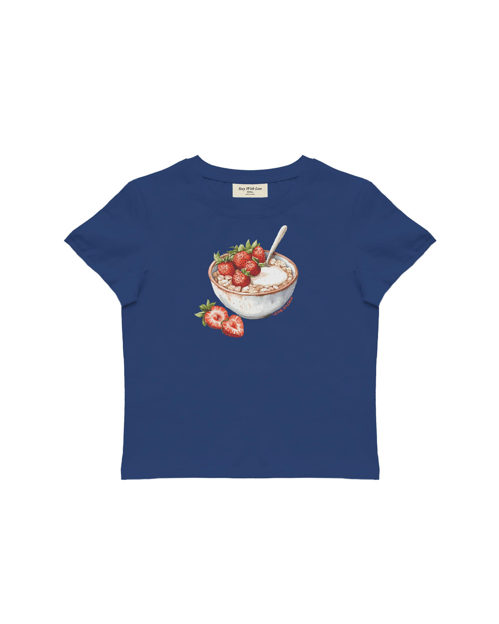 STRAWBERRY OATS BABY TEE