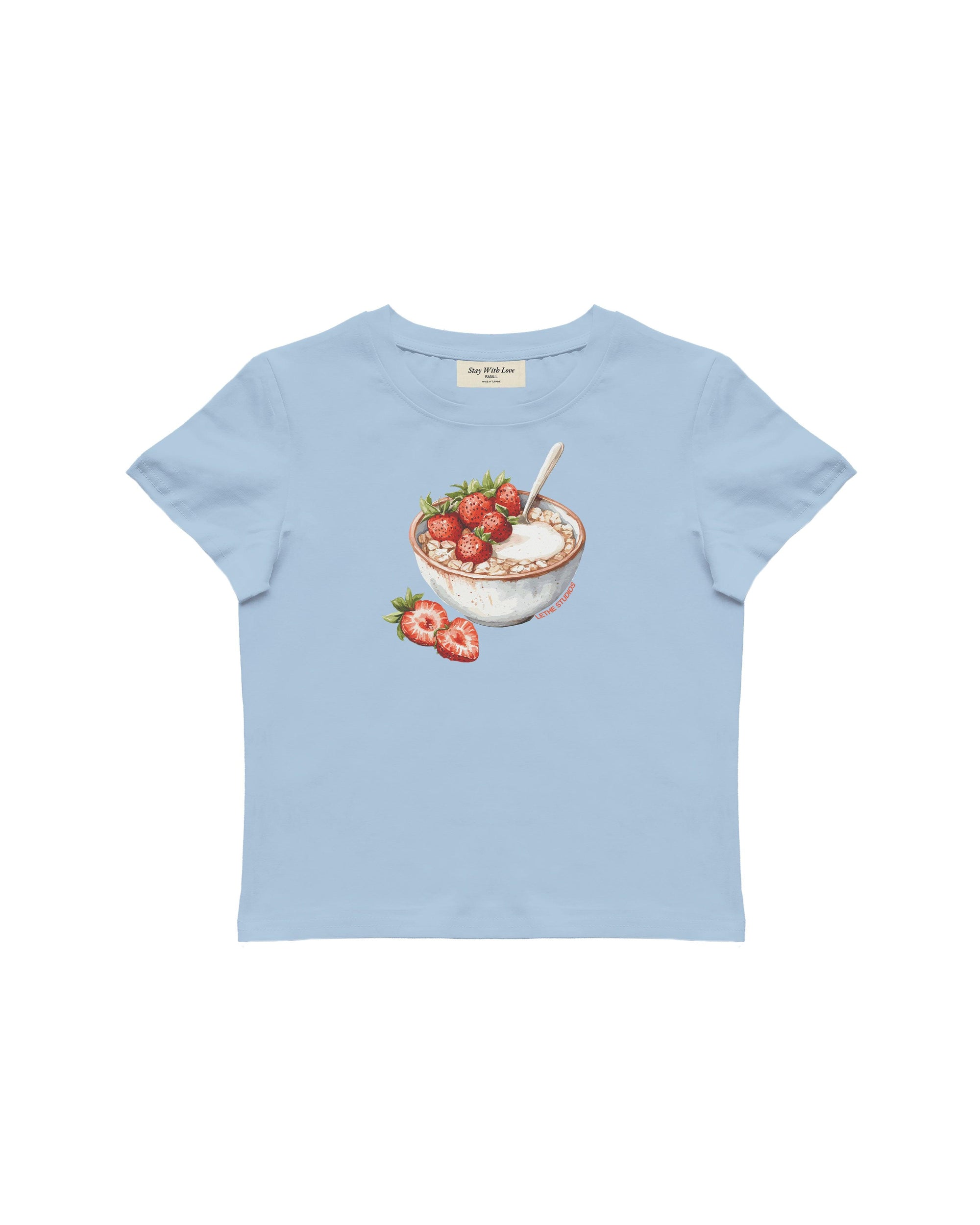STRAWBERRY OATS BABY TEE
