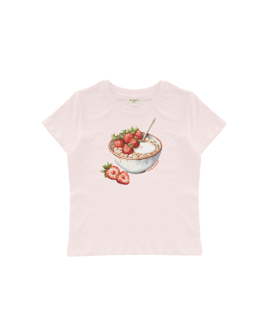 STRAWBERRY OATS BABY TEE