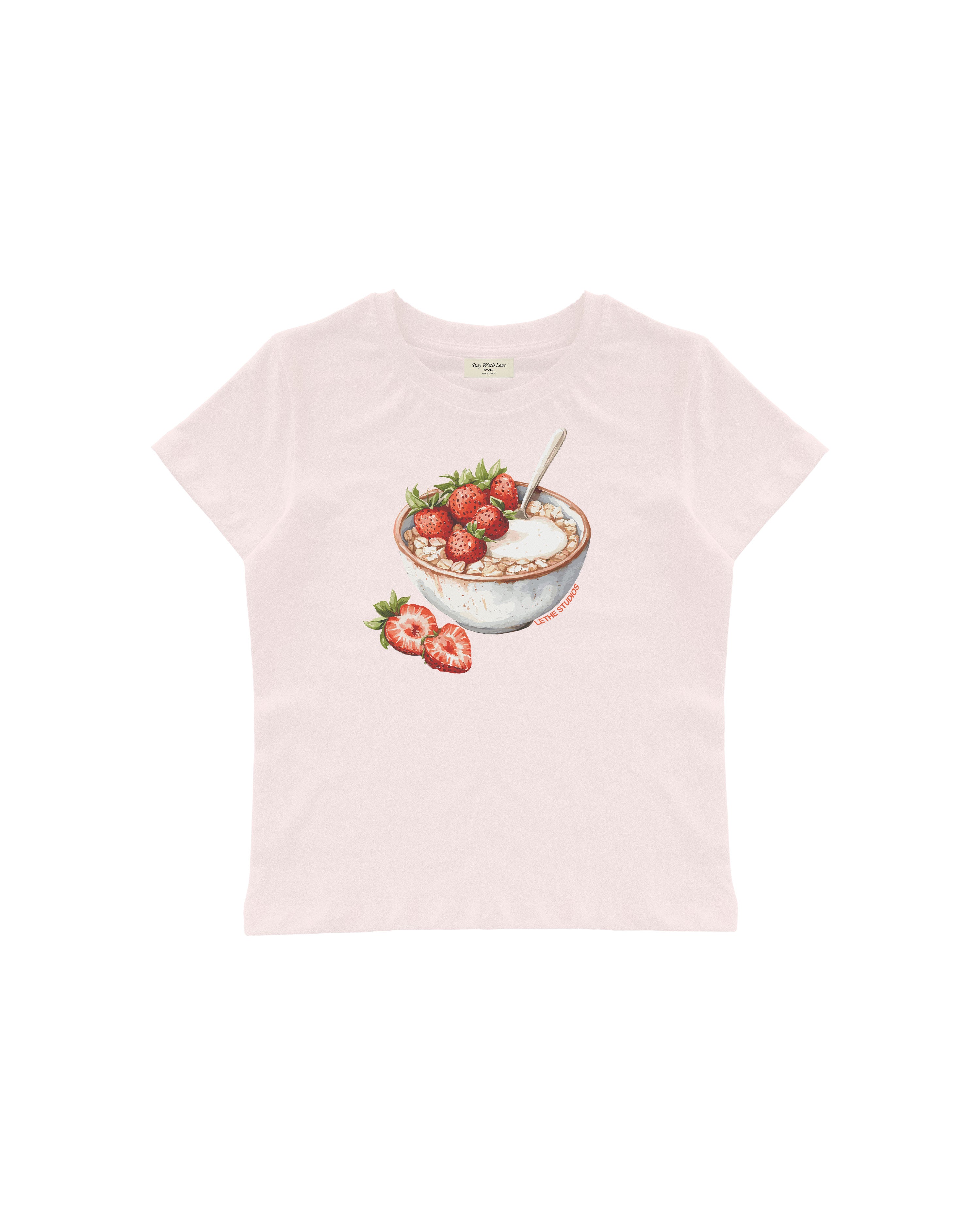 STRAWBERRY OATS BABY TEE
