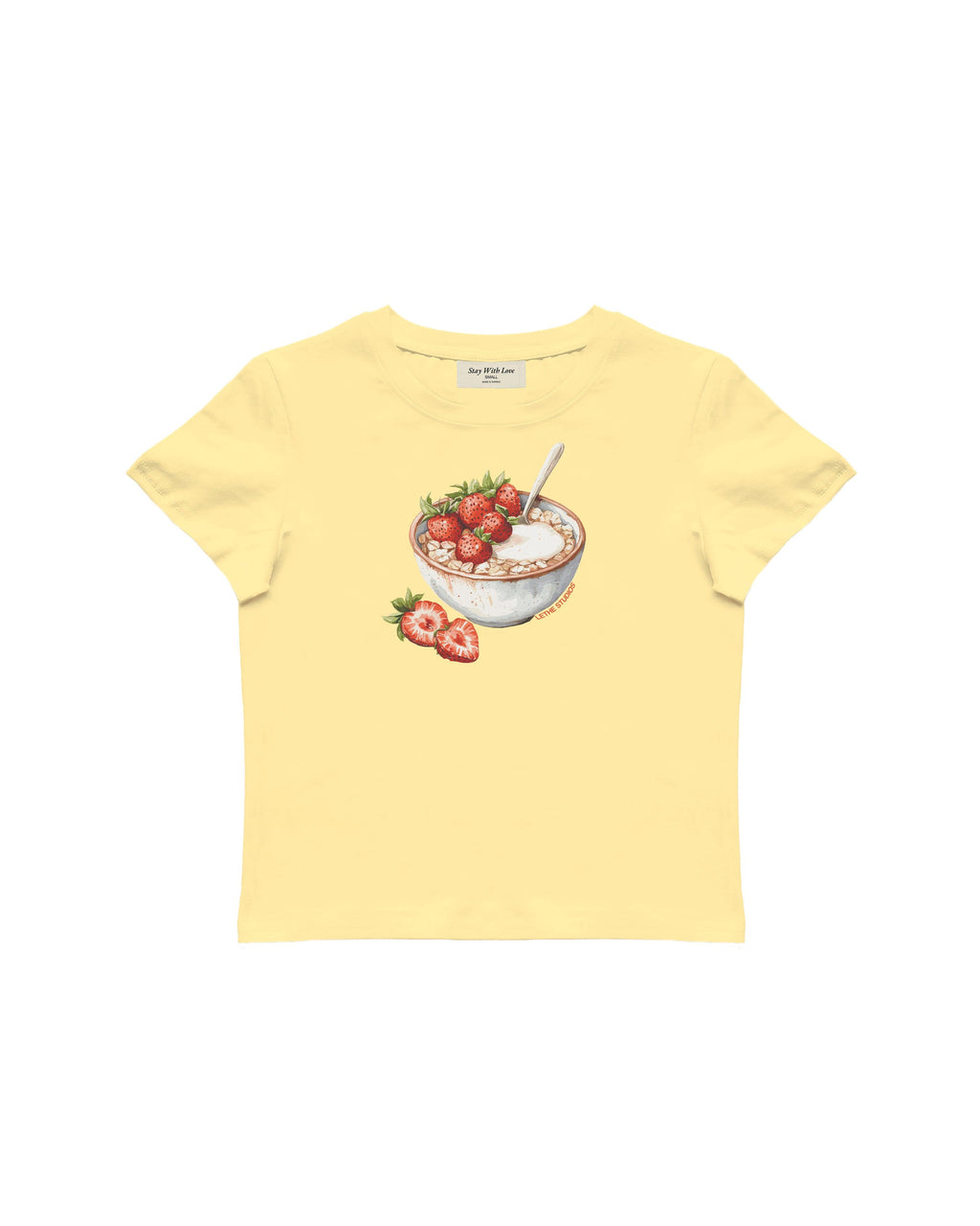 STRAWBERRY OATS BABY TEE
