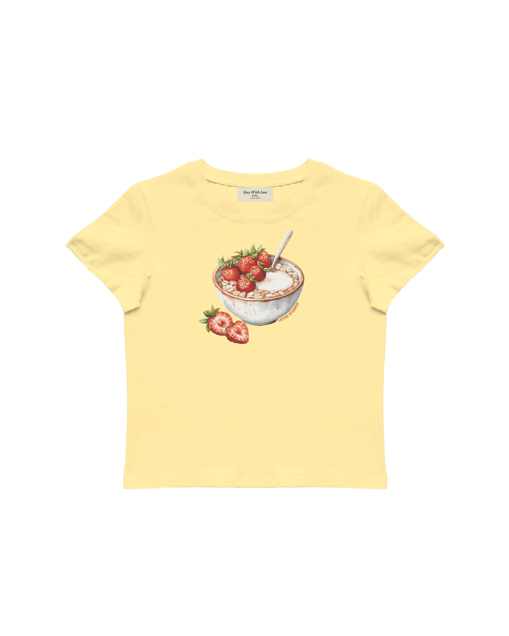STRAWBERRY OATS BABY TEE