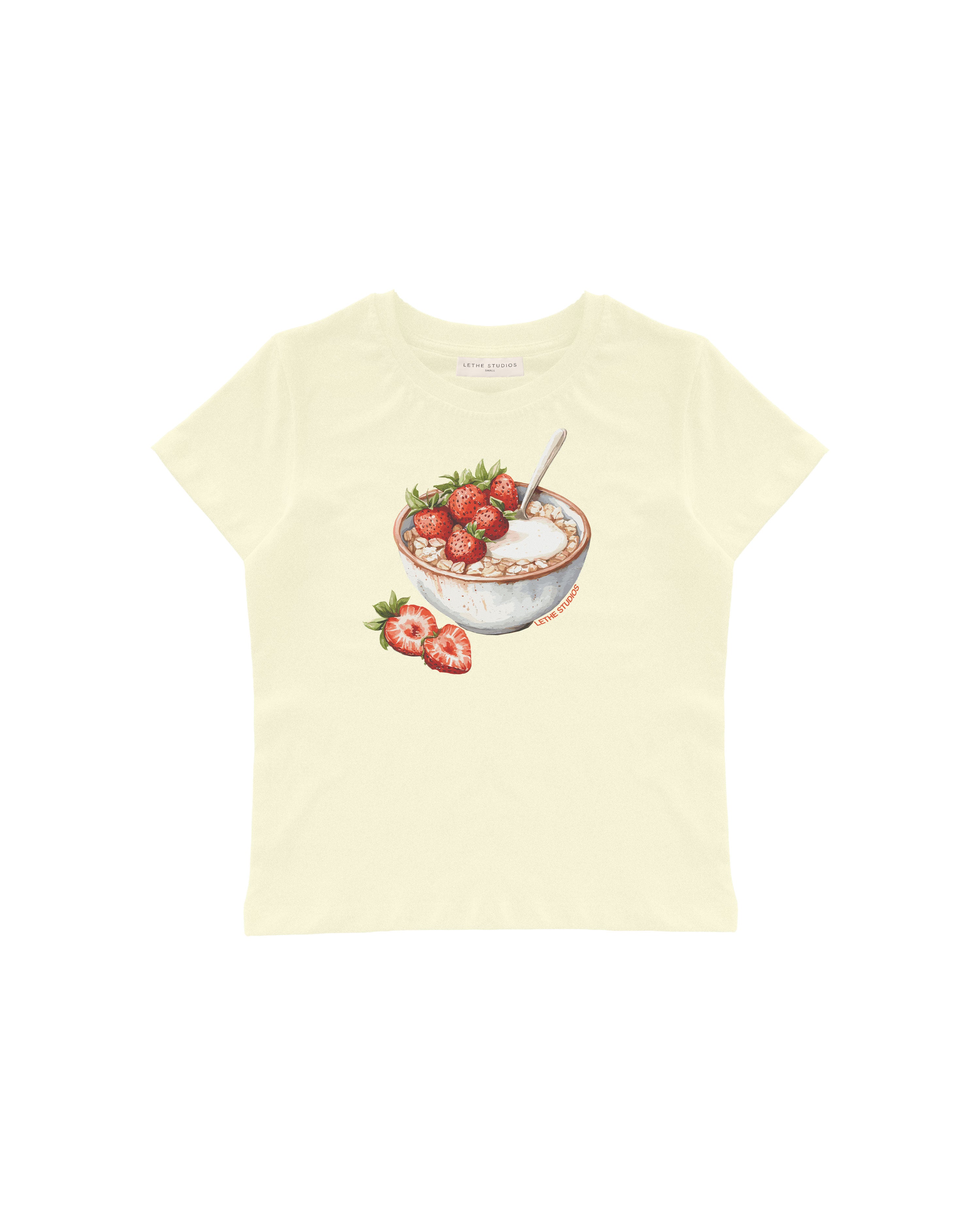 STRAWBERRY OATS BABY TEE