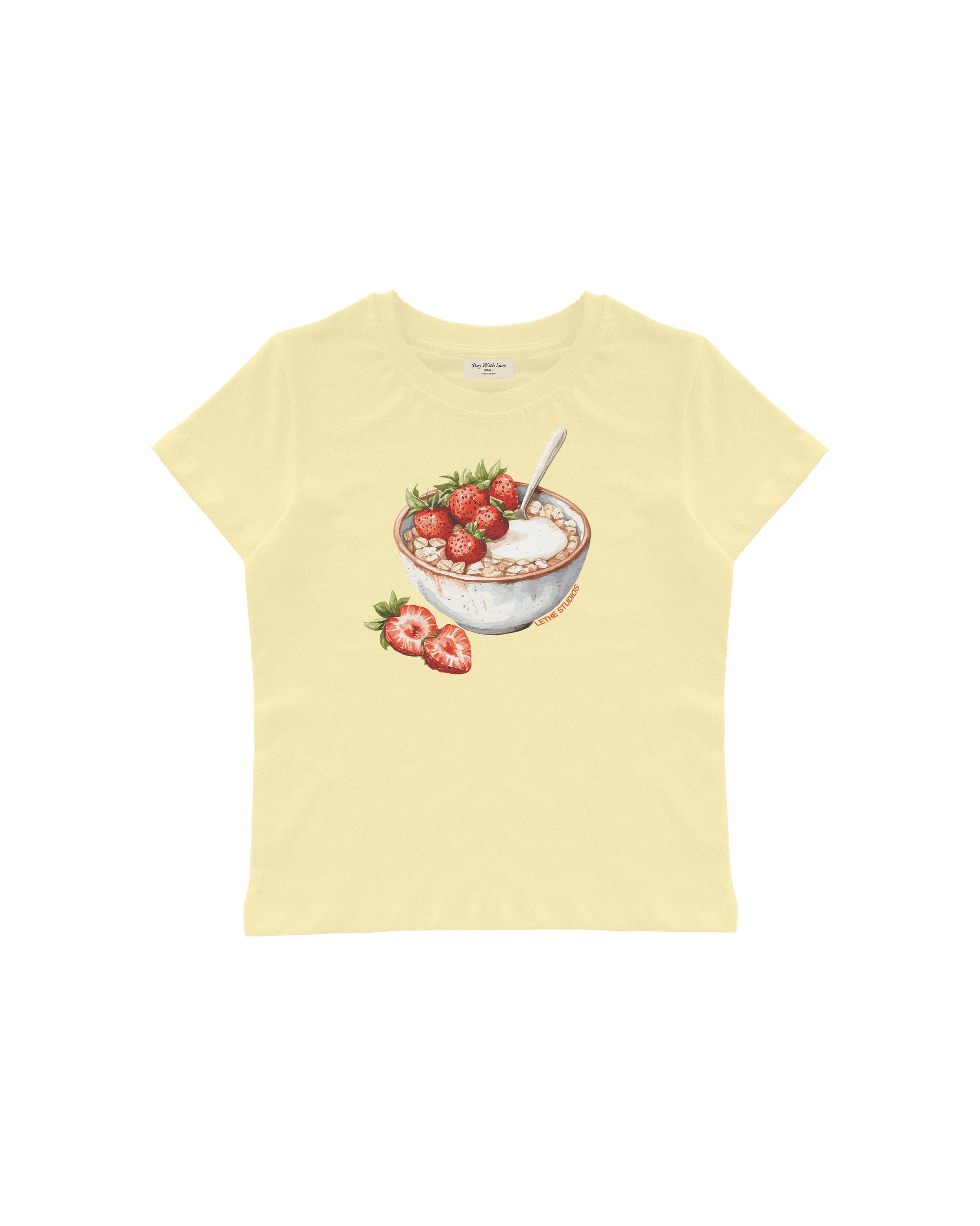 STRAWBERRY OATS BABY TEE