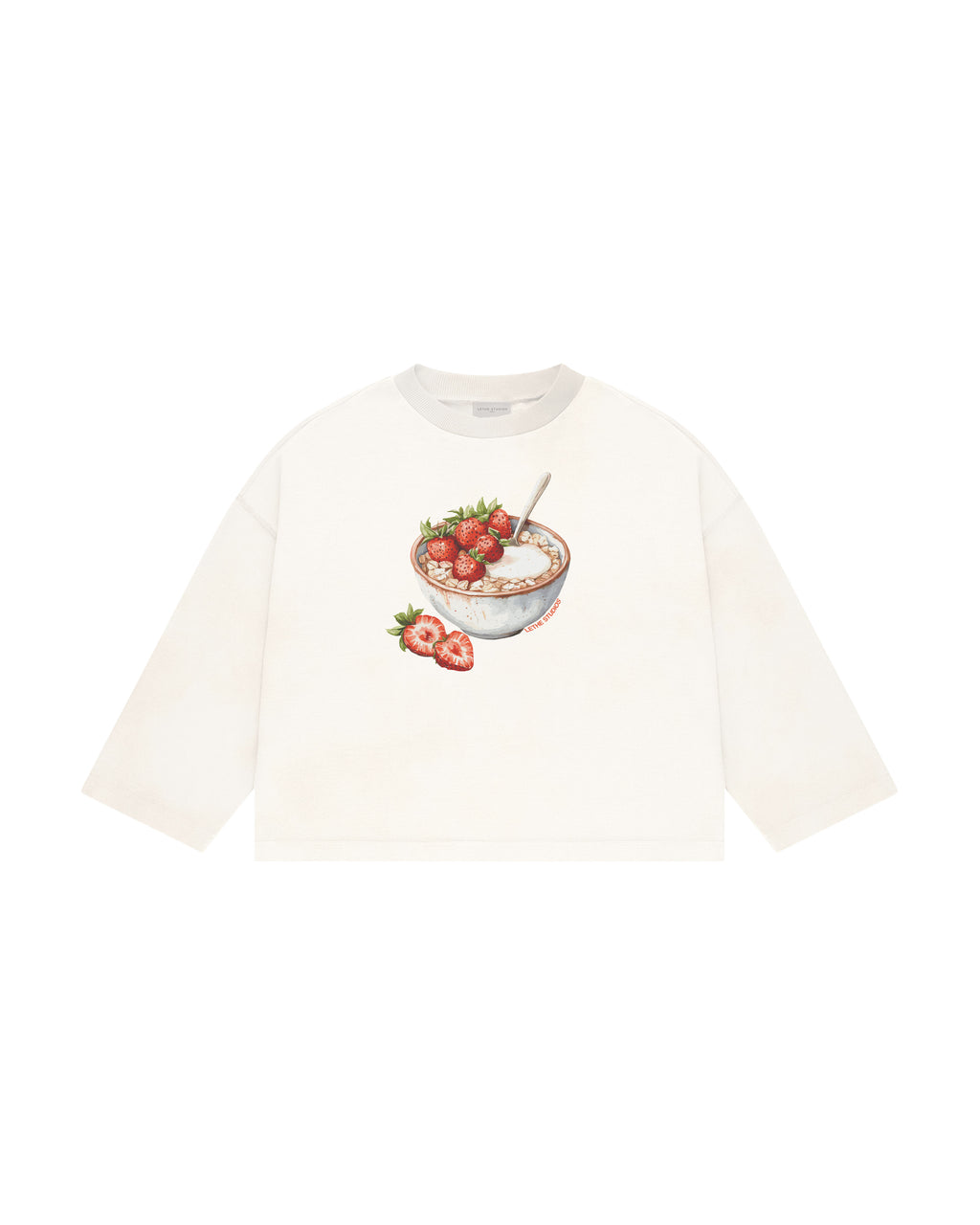 STRAWBERRY OATS UZUN KOLLU T-SHIRT