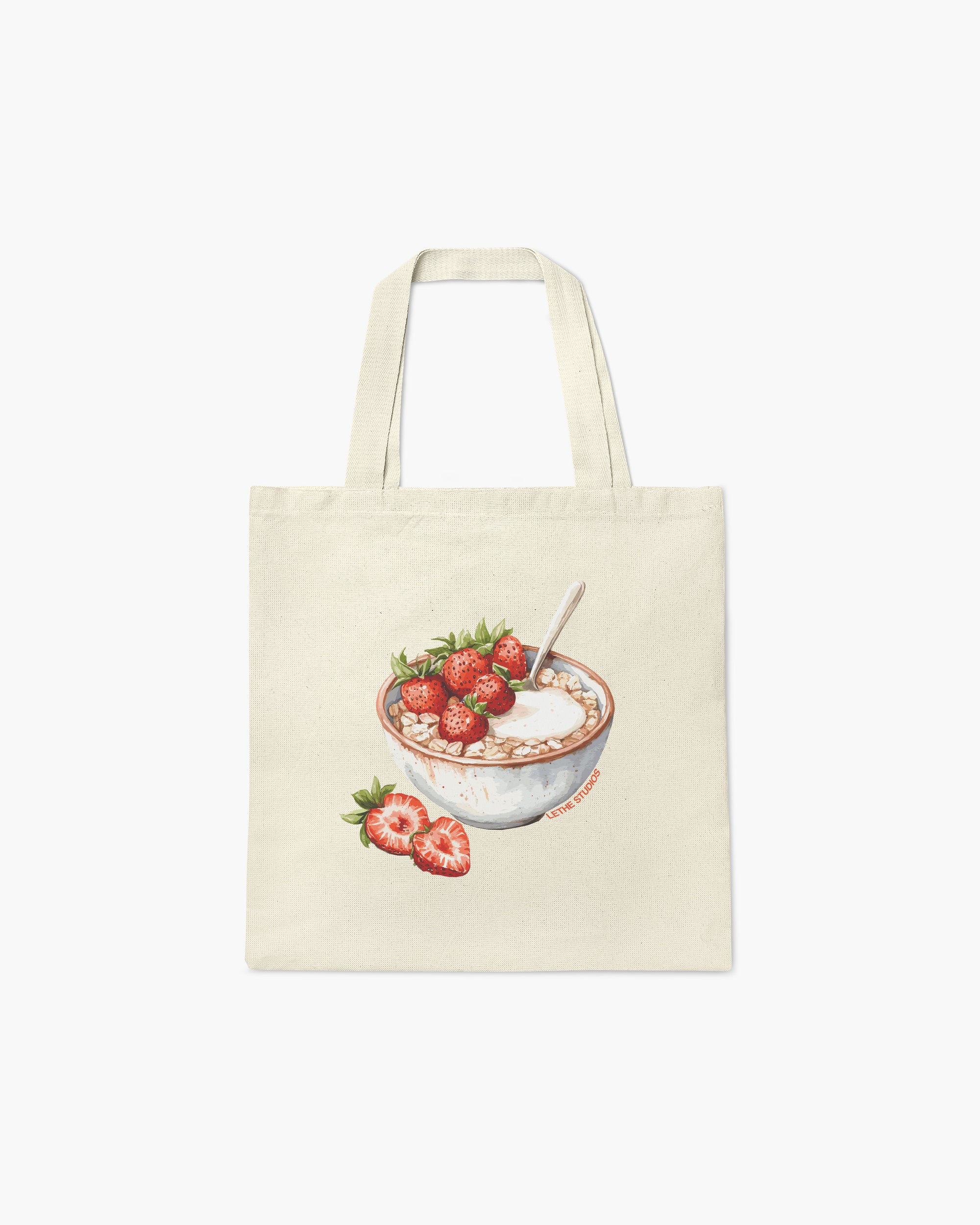 STRAWBERRY OATS TOTE BAG