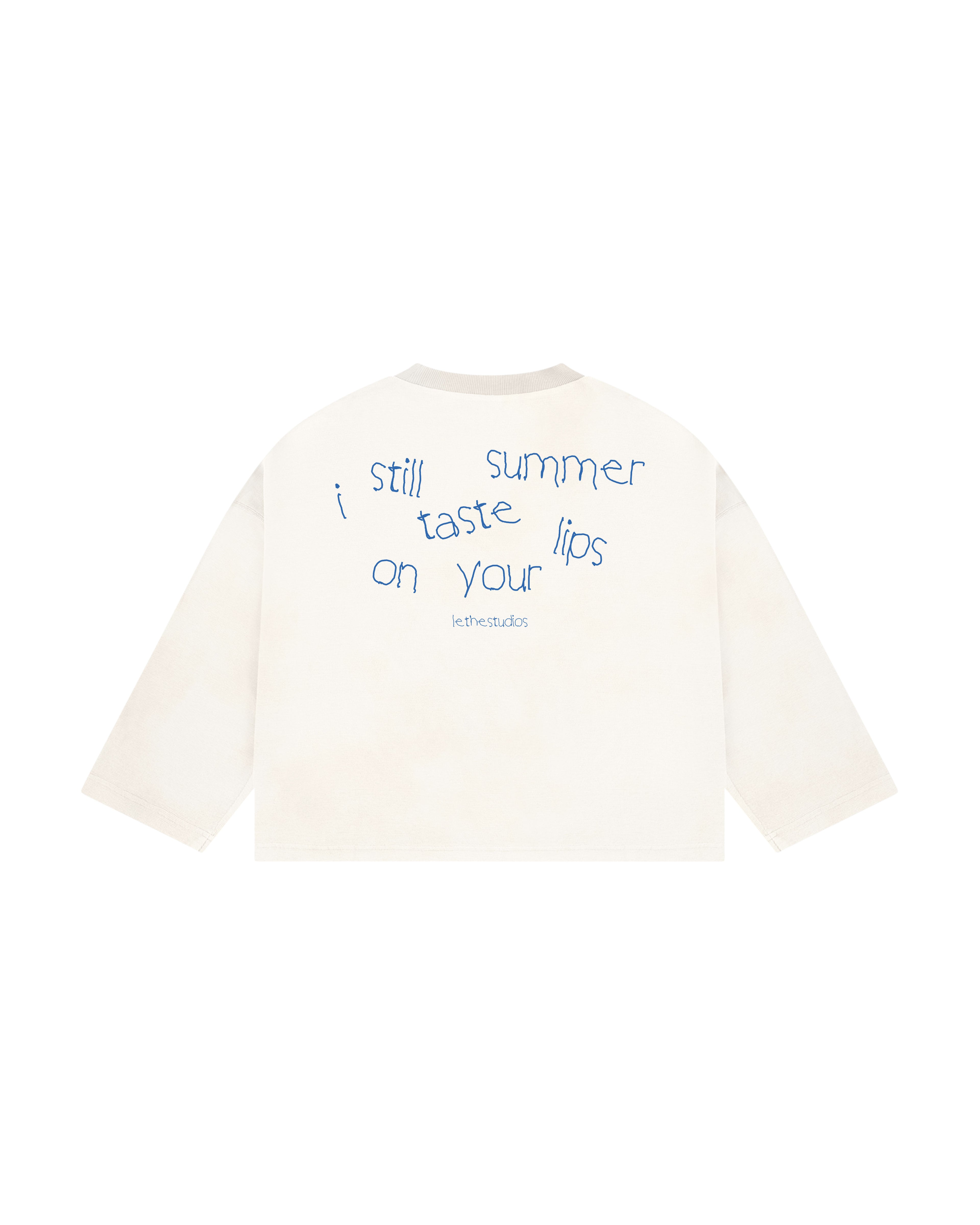 SUMMER ON YOUR LIPS UZUN KOLLU T-SHIRT