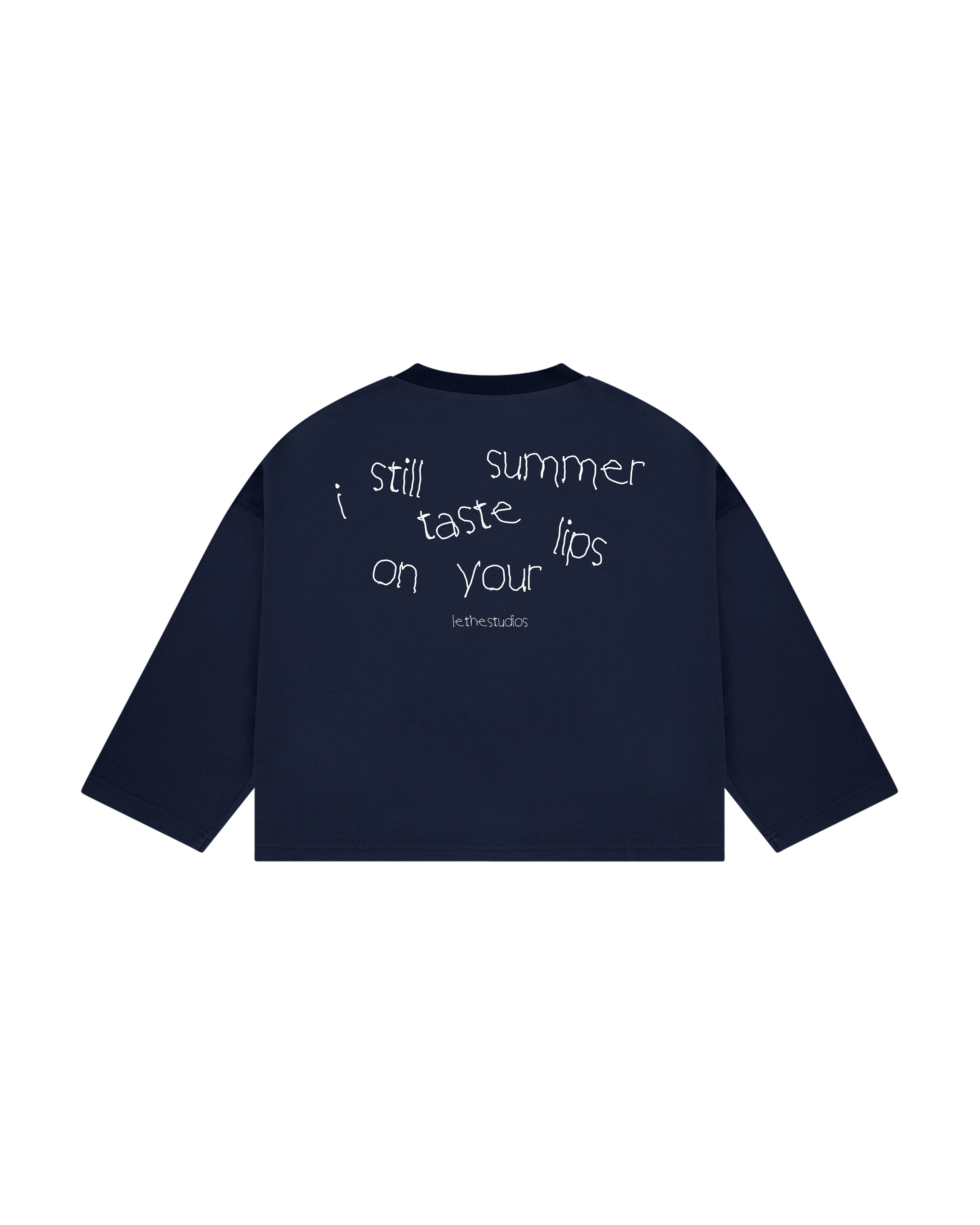 SUMMER ON YOUR LIPS UZUN KOLLU T-SHIRT