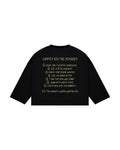Summer Routine Uzun Kollu T-Shirt - Siyah - Uzun Kollu T-Shirt - Lethe Studios