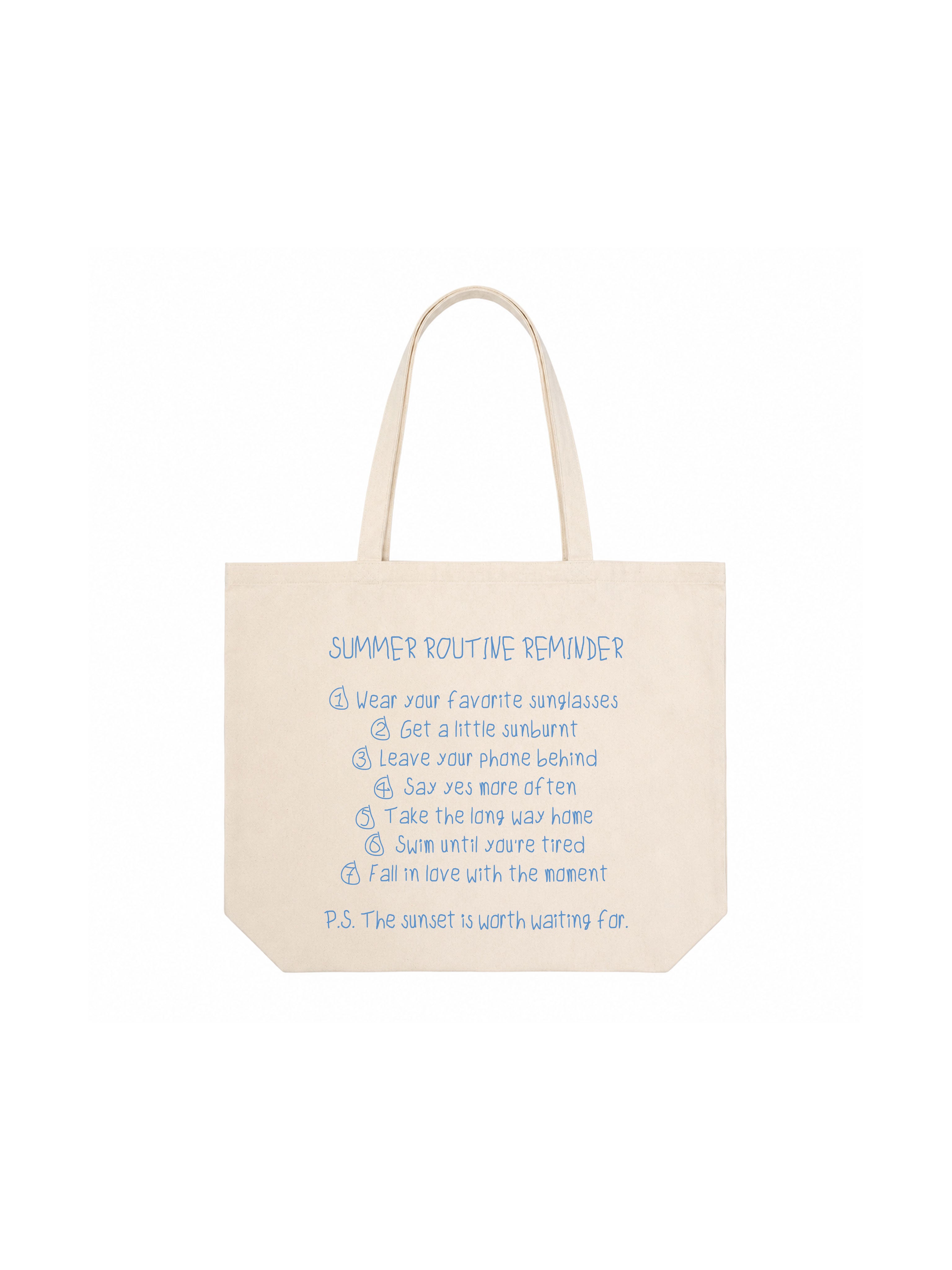 SUMMER ROUTINE TOTE BAG
