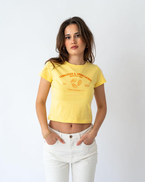 SUNKISSED & UNBOTHERED BABY TEE