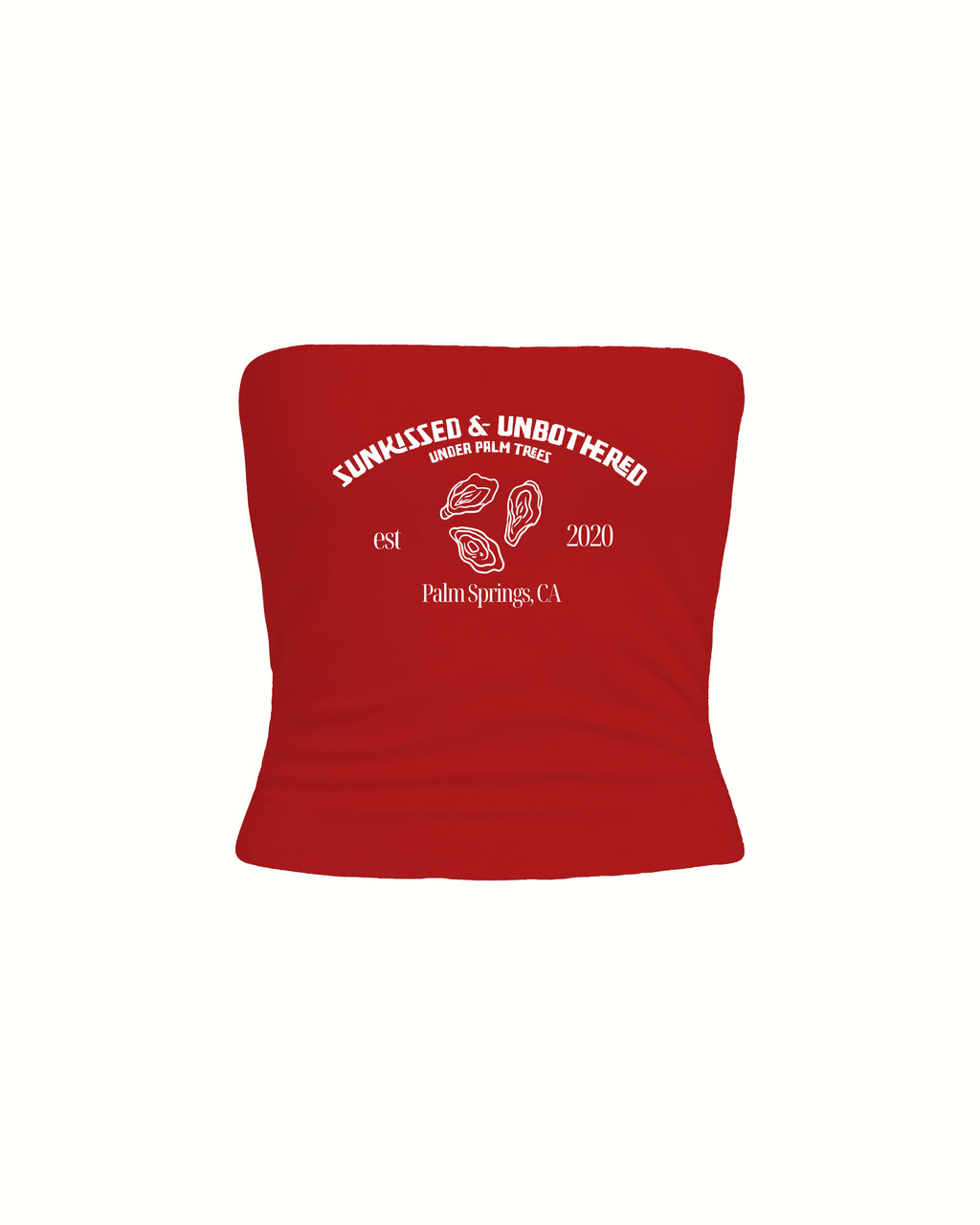 SUNKISSED & UNBOTHERED STRAPLEZ ÜST