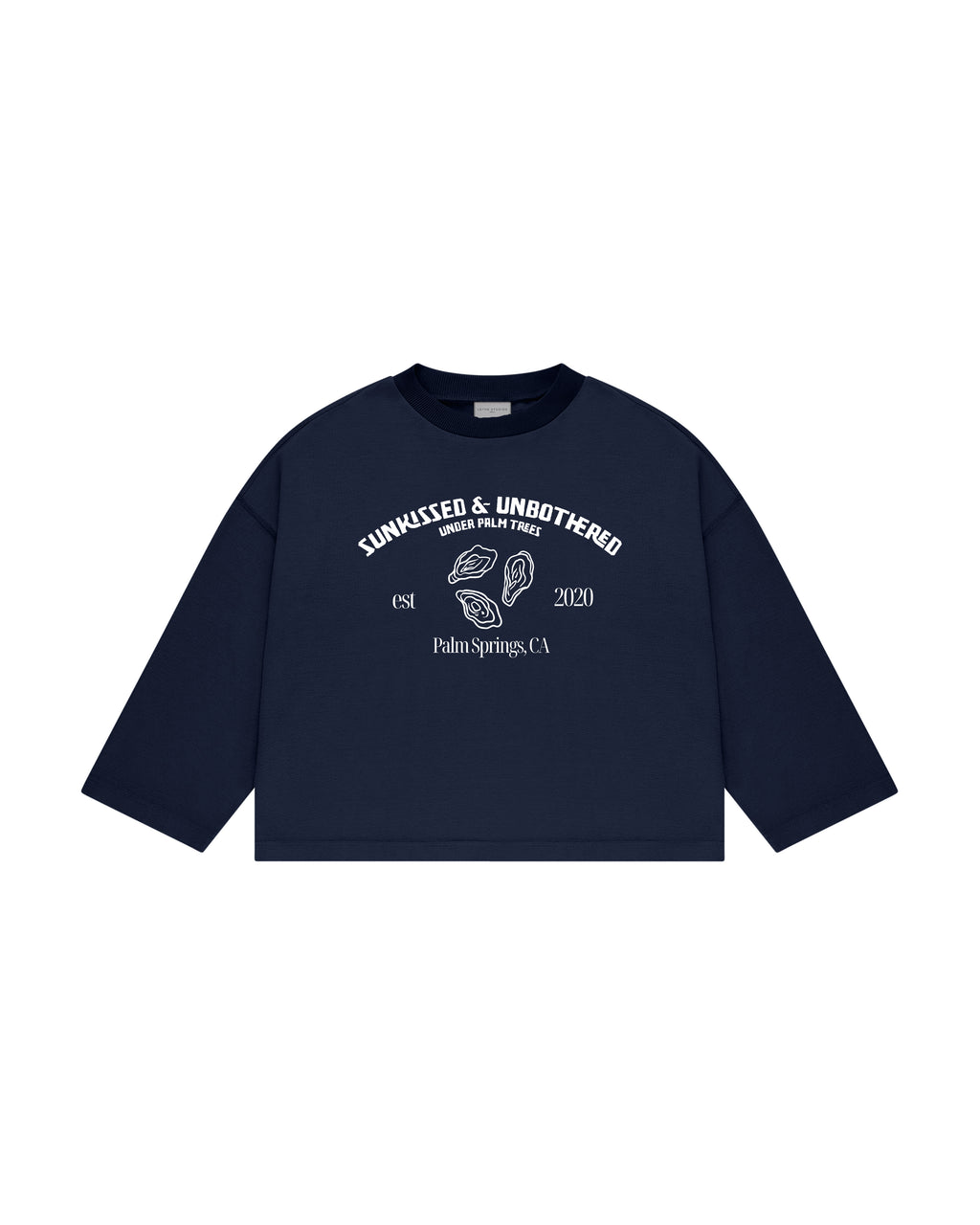 SUNKISSED & UNBOTHERED UZUN KOLLU T-SHIRT