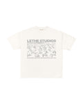 Sunset And Your Eyes T-Shirt - Ekru - Boxy Fit - Lethe Studios